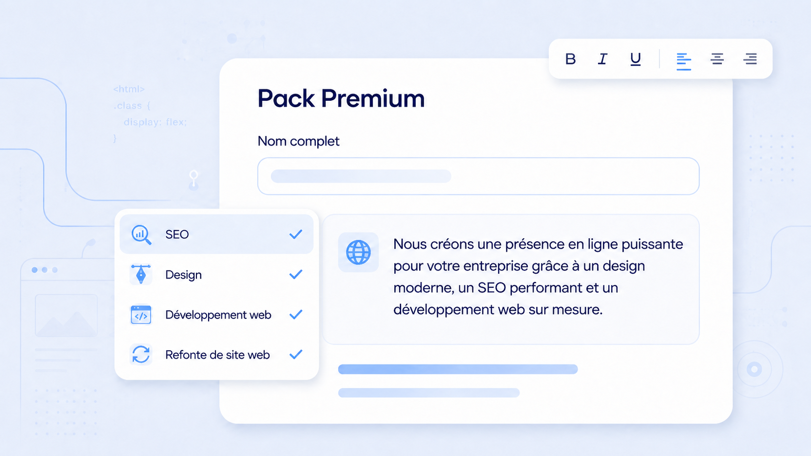 Brief de nouveau projet Vivelio